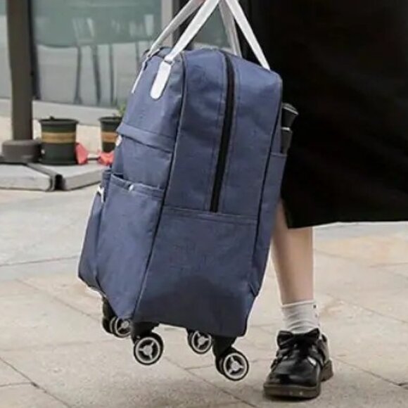 NWT Large-Capacity Folding Travel Trolley - Picture 8 of 9